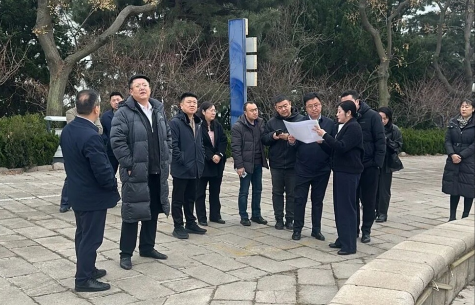 滕渊楷会长一行考察威海文旅综合体